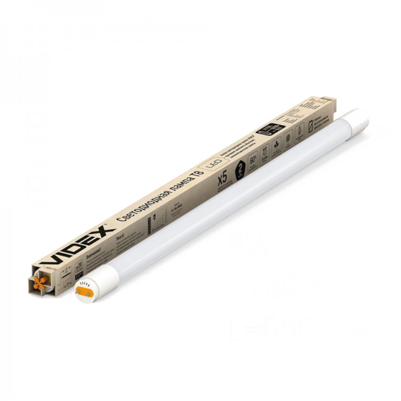 Лампа світлодіодна Videx T8, 9Вт, G13, 4100К (VL-T8b-09064)